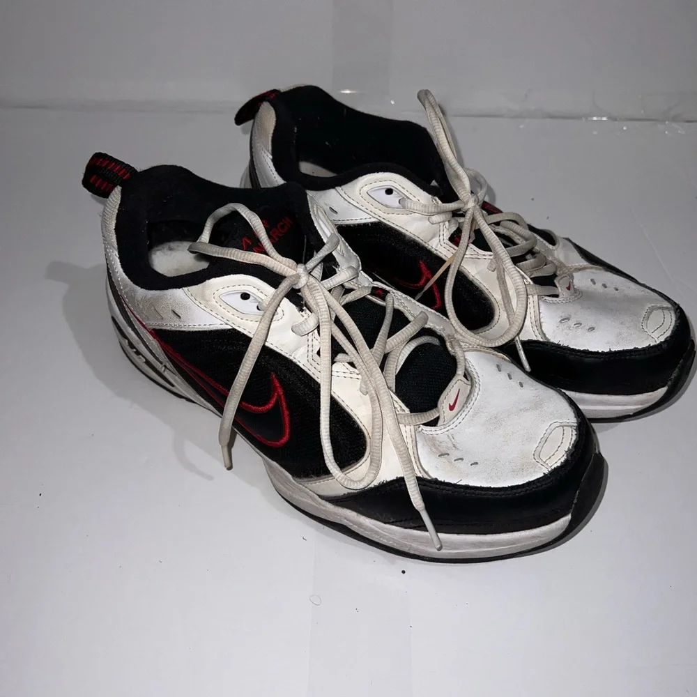 Men's Black and White Athletic Shoes